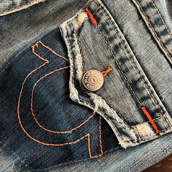 Vintage Y2K True Religion Bell Bottom/Low rise Jeans - Picture 13 of 17